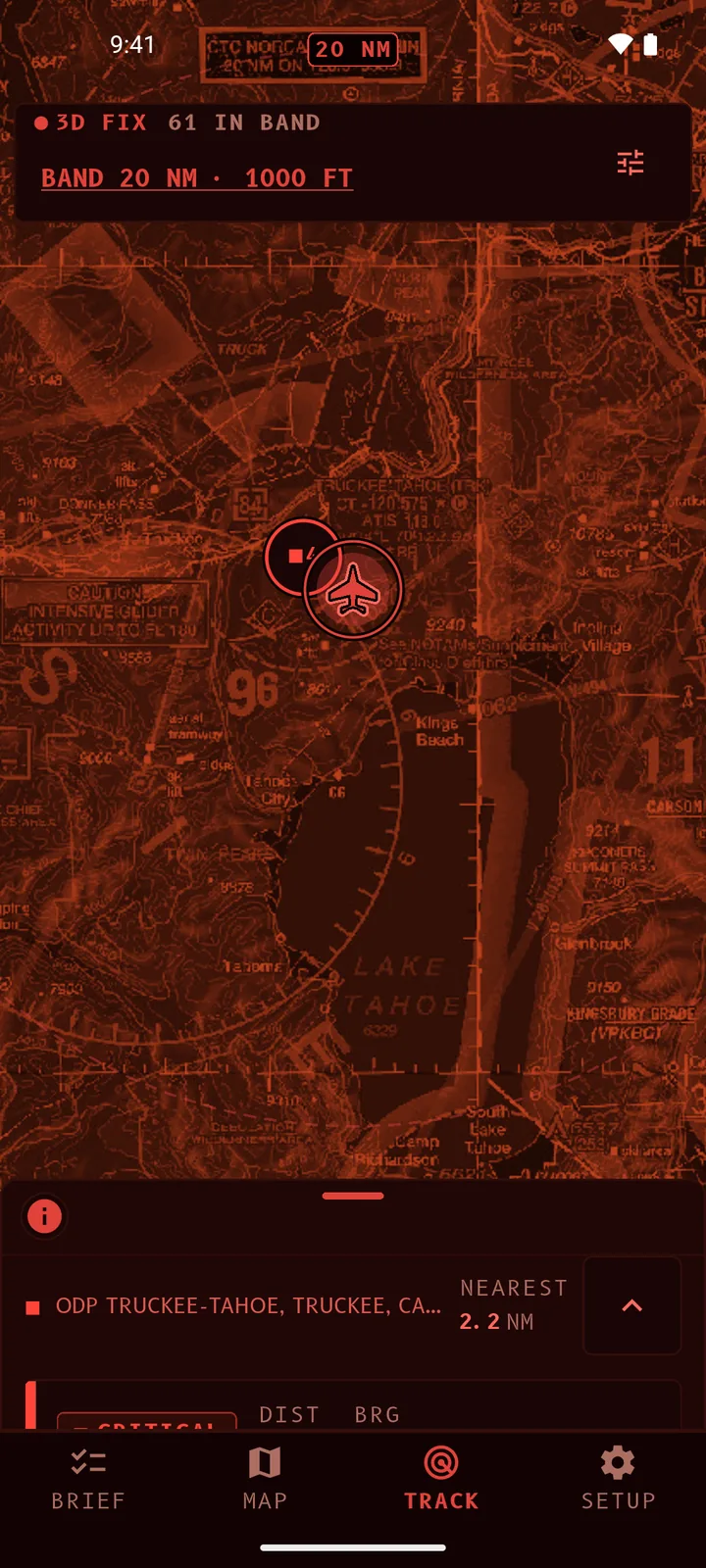 Night red theme on Android