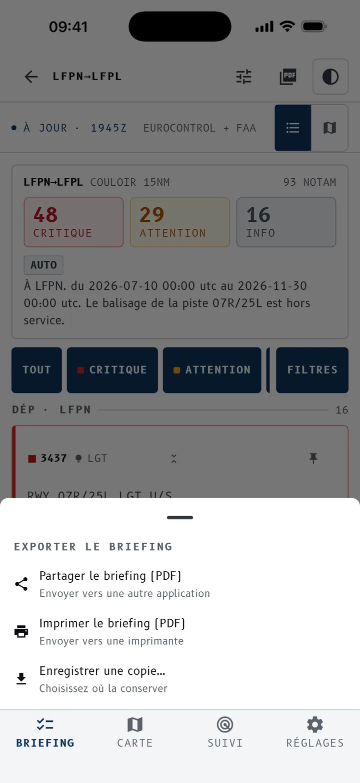 Emportez votre briefing
