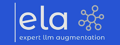 ELA logo, expert LLM augmentation